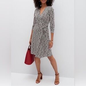 Banana Republic V-Neck Wrap Dress size 10P